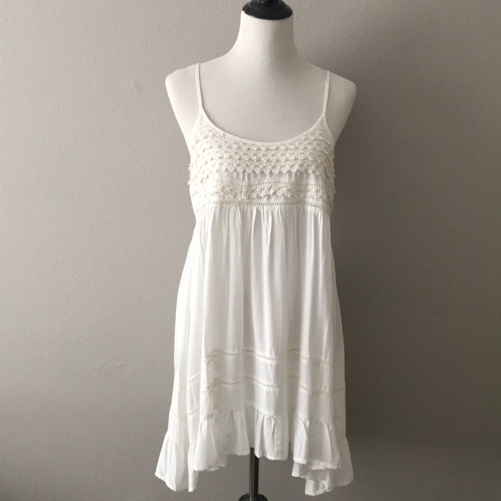 White Boho Dress